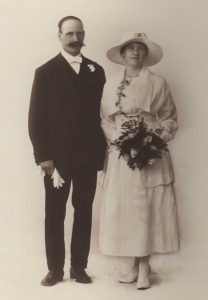 Fletcher Alderwin Brand and Gladys Gwendoline Matheson 10 June 1920 Wedding Day