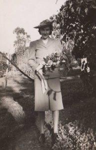 19430605 Marjorey June Brand on her Wedding Day