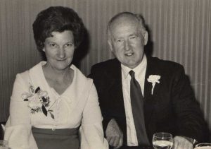 Marjorey Brand and Horace Lance at a Wedding in 1974