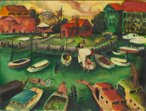 Yacht Club by Constance "Connie" Stokes courtesy of National Gallery of Victoria
