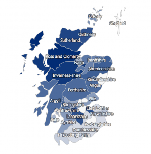 Matheson Surname Distribution Scotland