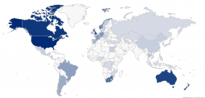 Matheson Surname Distribution Worldwide