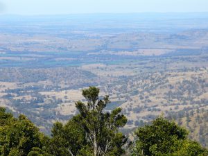 Bunya Mountains view over Western Queensland